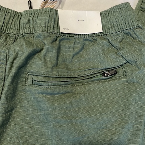 Onia All Terrain Ripstop Cotton Joggers in Sea Moss Green Size M - Picture 8 of 12